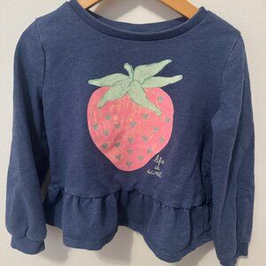Carter's Strawberry sweatshirt Size 5T